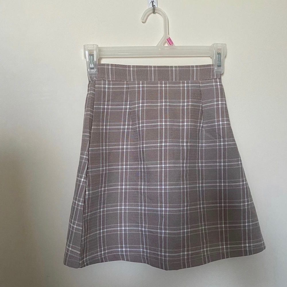 Plaid skirt
